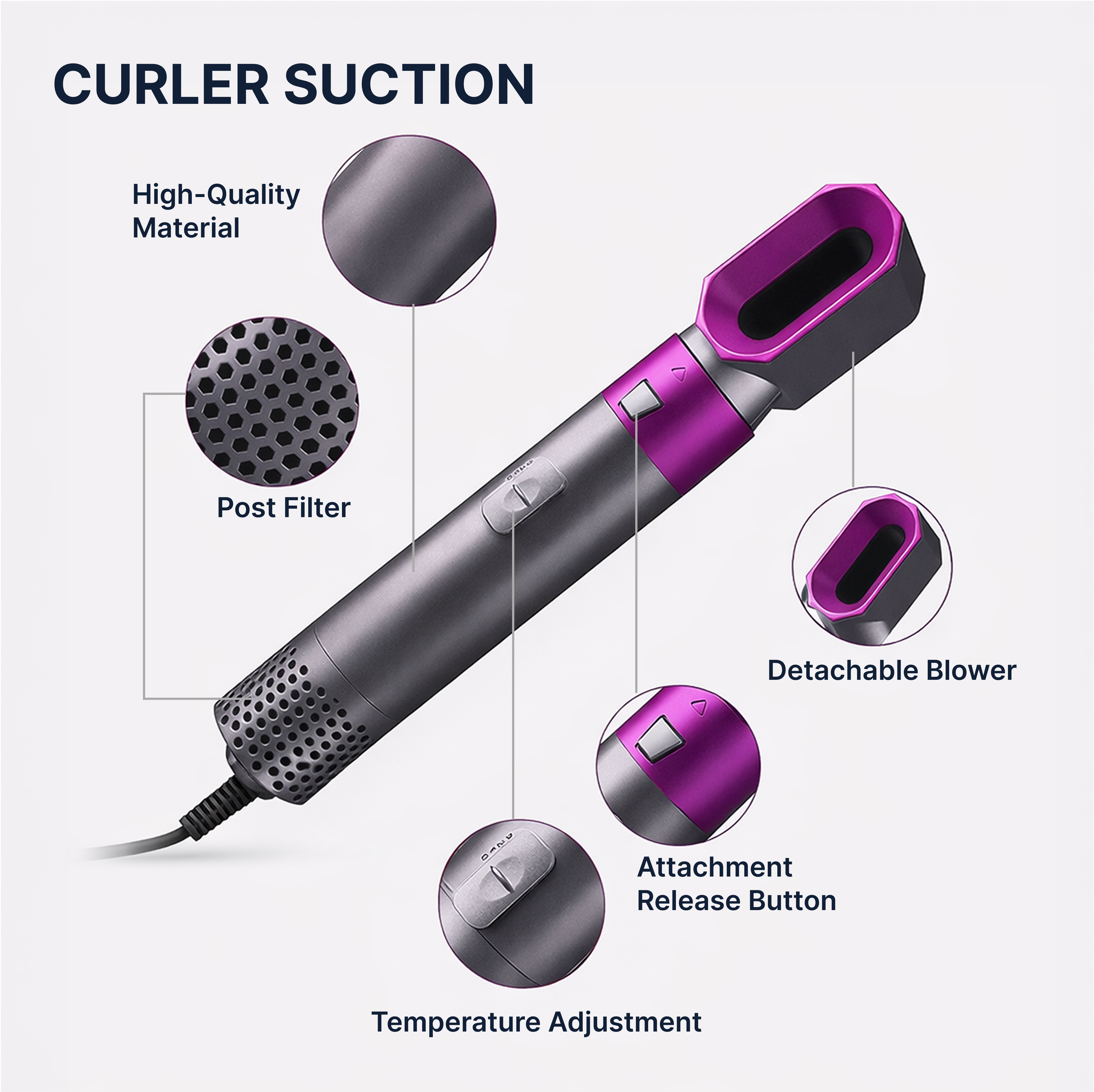 AirStyle Pro™ 5-in-1 Hair Styling Tool – Dry, Curl & Straight in Minutes
