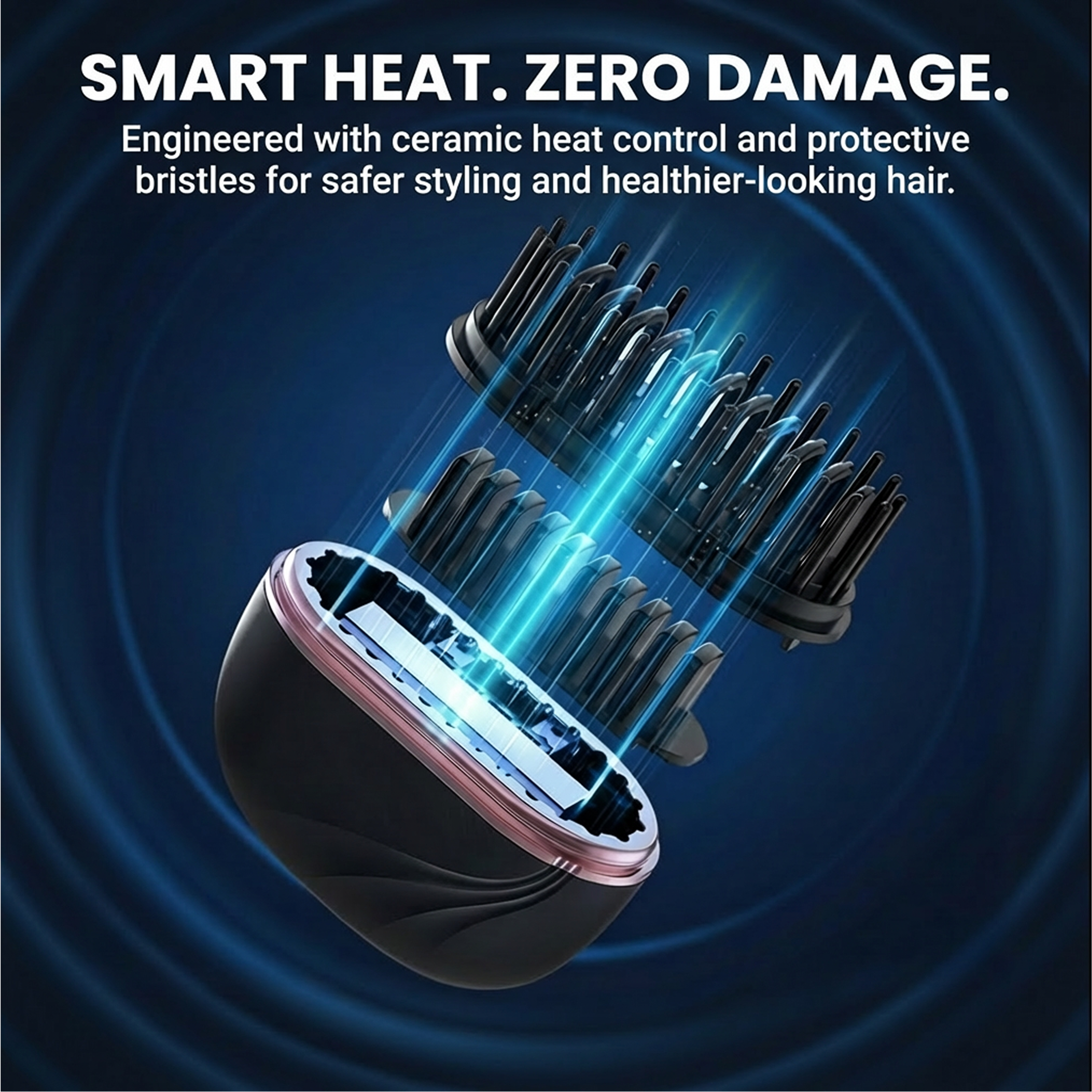 Calmova™ LumiGlide — Frizzy hair before going out? Fix it in 5 minutes.